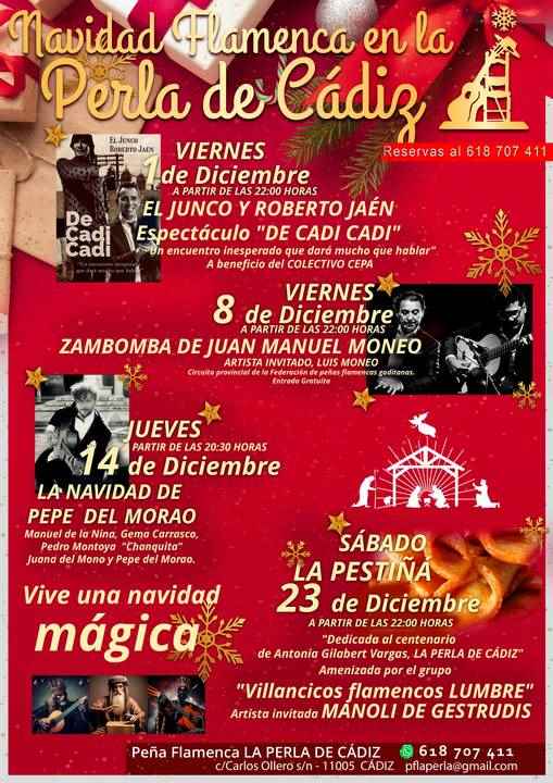 NAVIDAD FLAMENCA EN LA PEÑA LA PERLA DE CÁDIZ