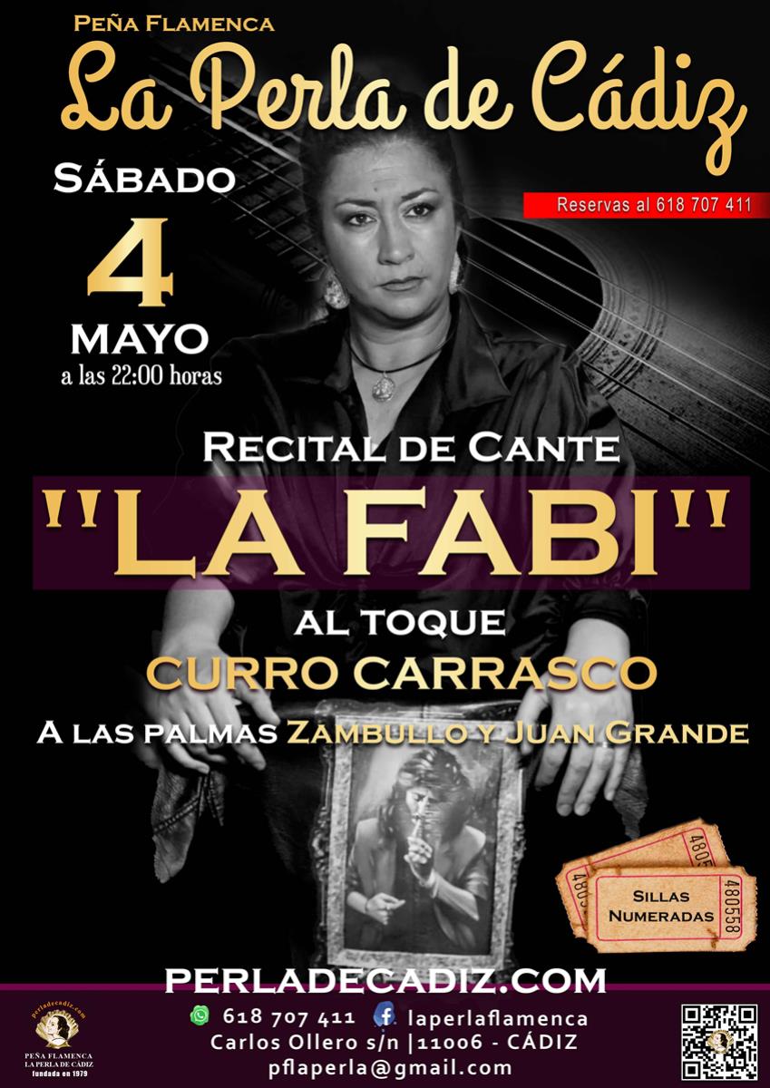 Sábado 4 de Mayo, LA FABI