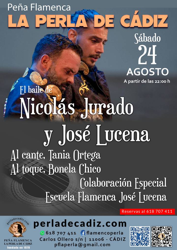Sábado 24 de Agosto, Nicolás Jurado y José Lucena