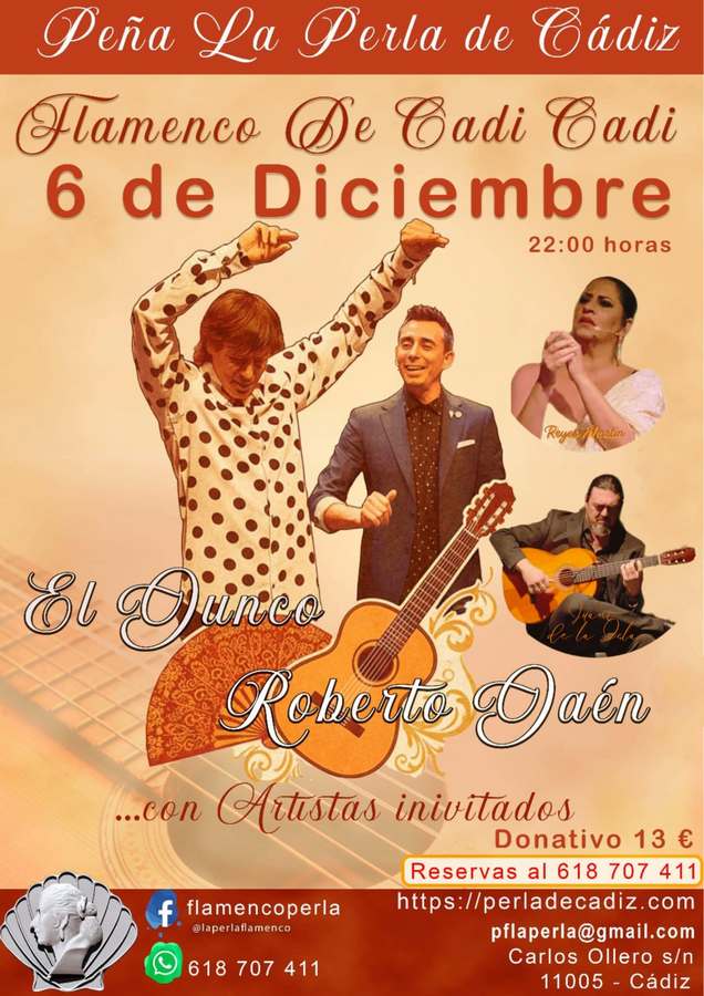 Sábado, 6 de Diciembre - Flamenco de Cadi Cadi