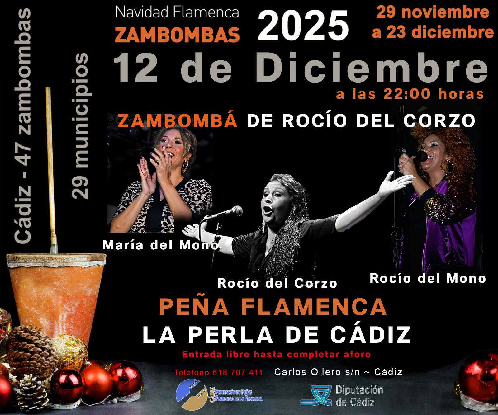  Viernes 12 de Diciembre, Zambombá de Rocío del Corzo