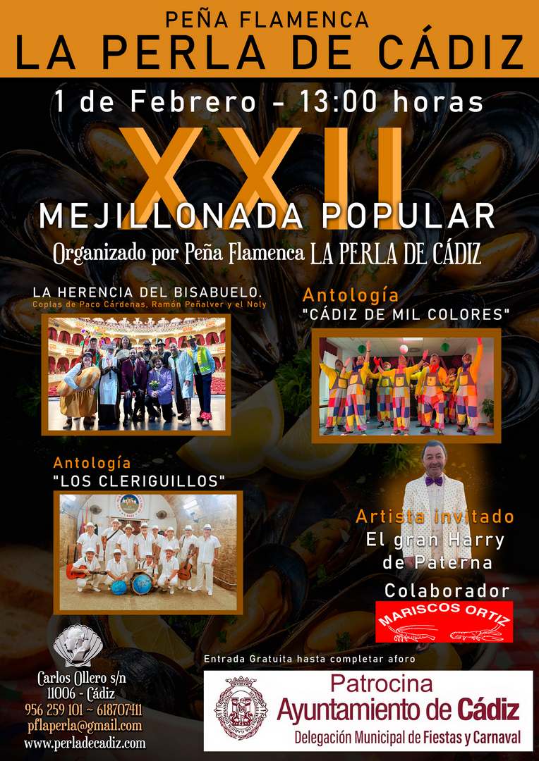  1 de Febrero, XXII mejillonada popular