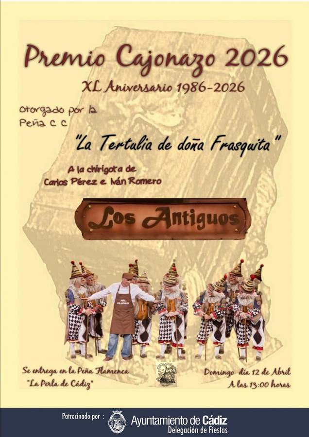  Domingo 12 de Abril, Premio Cajonazo