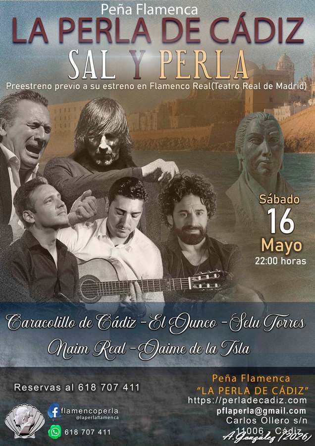  Sábado 16 de Mayo, SAL Y PERLA