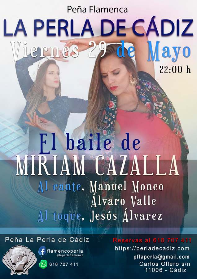 Viernes 29 de Mayo, Miriam Cazalla