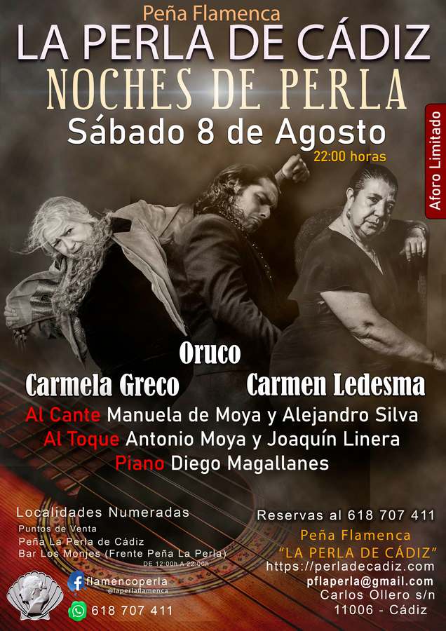  8 de Agosto, Carmela Greco, Oruco y Carmen Ledesma