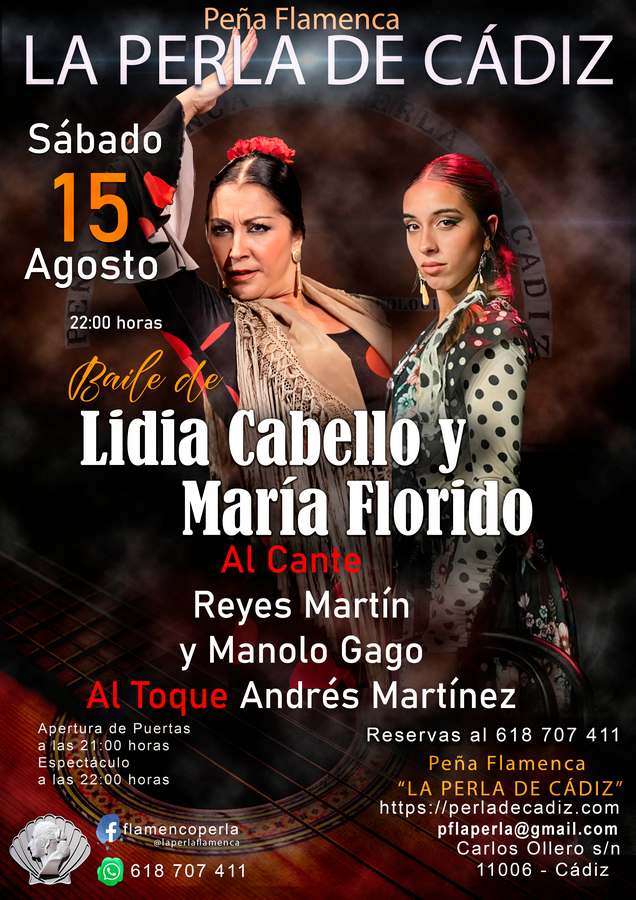  Sábado 15 de Agosto, Lidia Cabello y Marí­a Florido